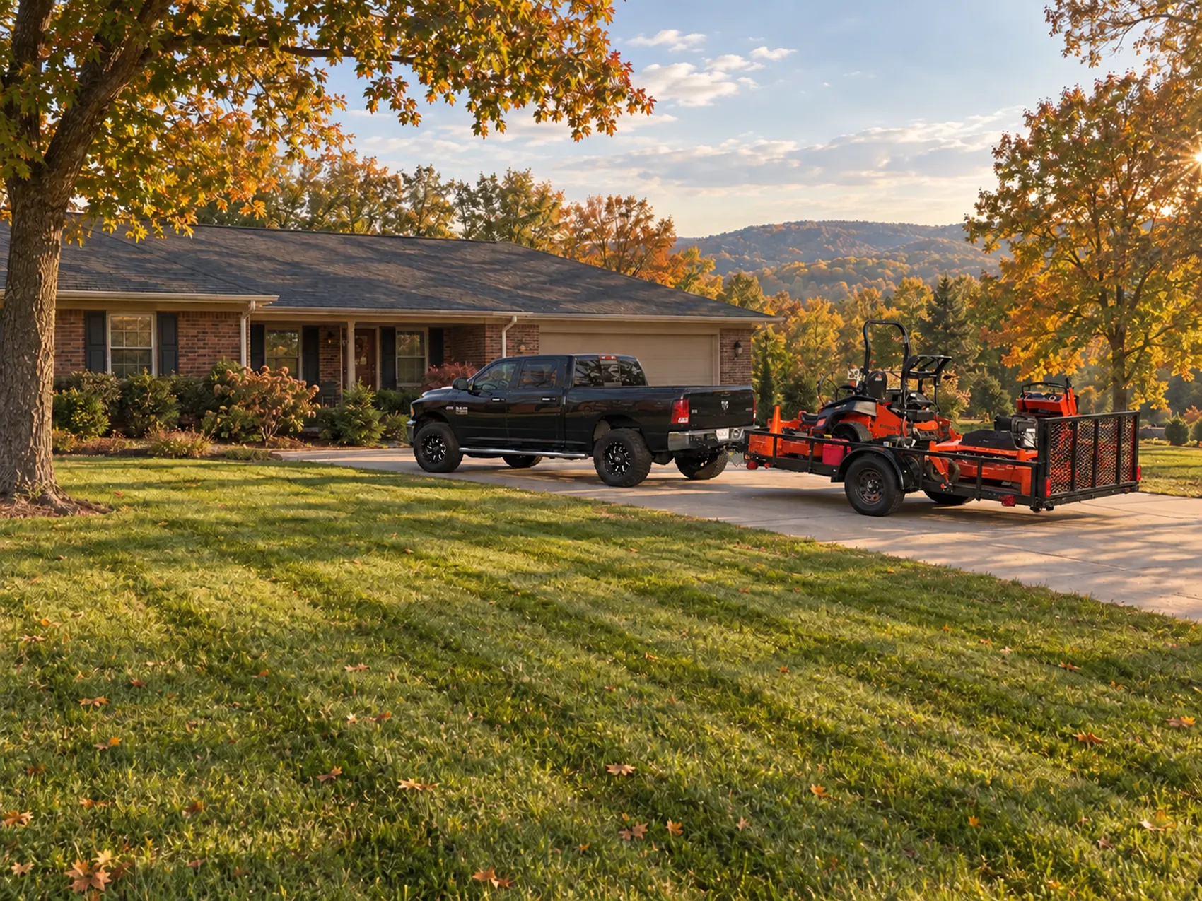 Well-kept single-story home with a trimmed lawn