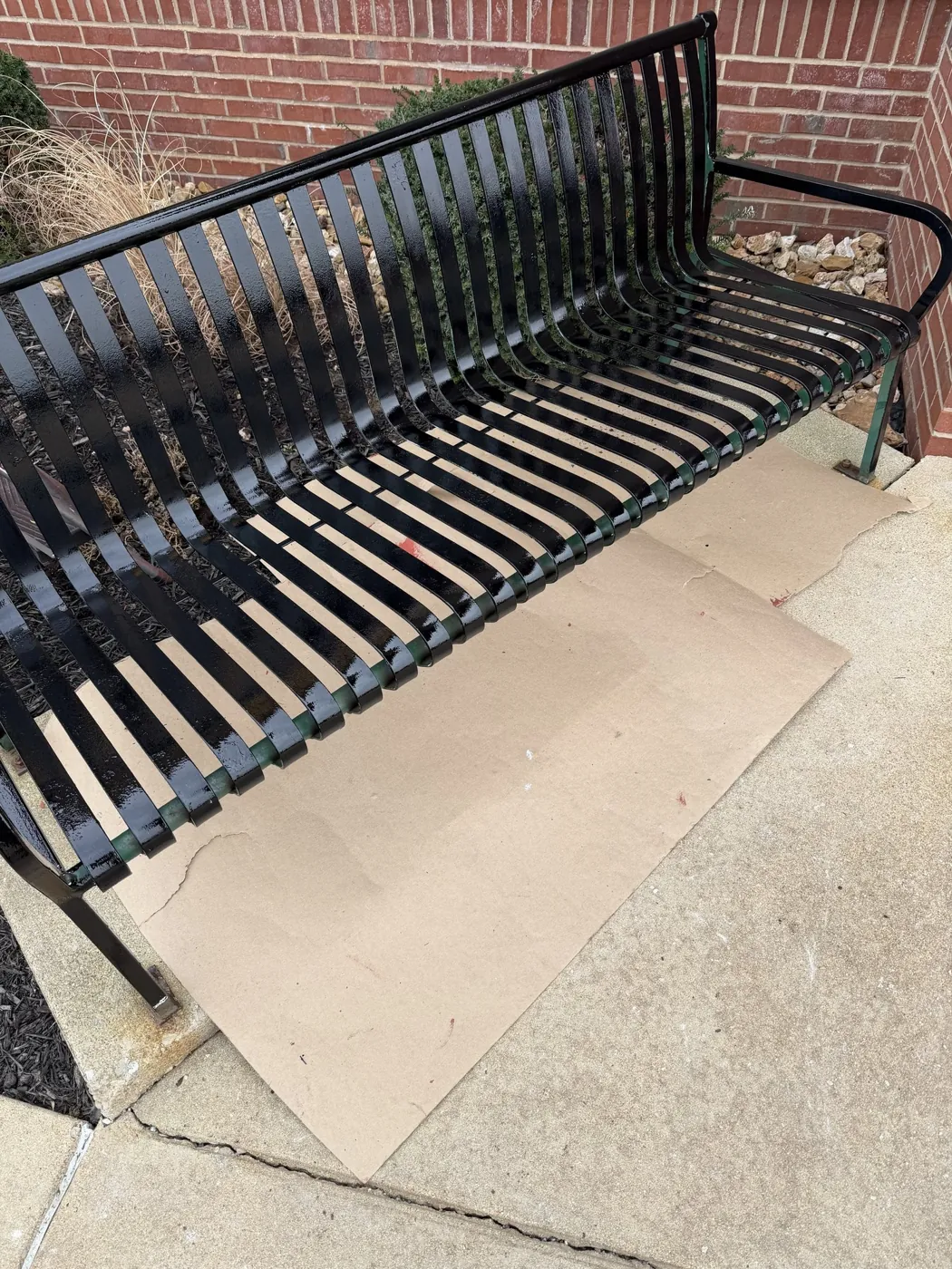 After: patio bench